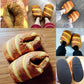 Pantuflas en Forma de Barra de Pan – Zapatillas Hogar Suaves, Cálidas y Antideslizantes para Uso Interior