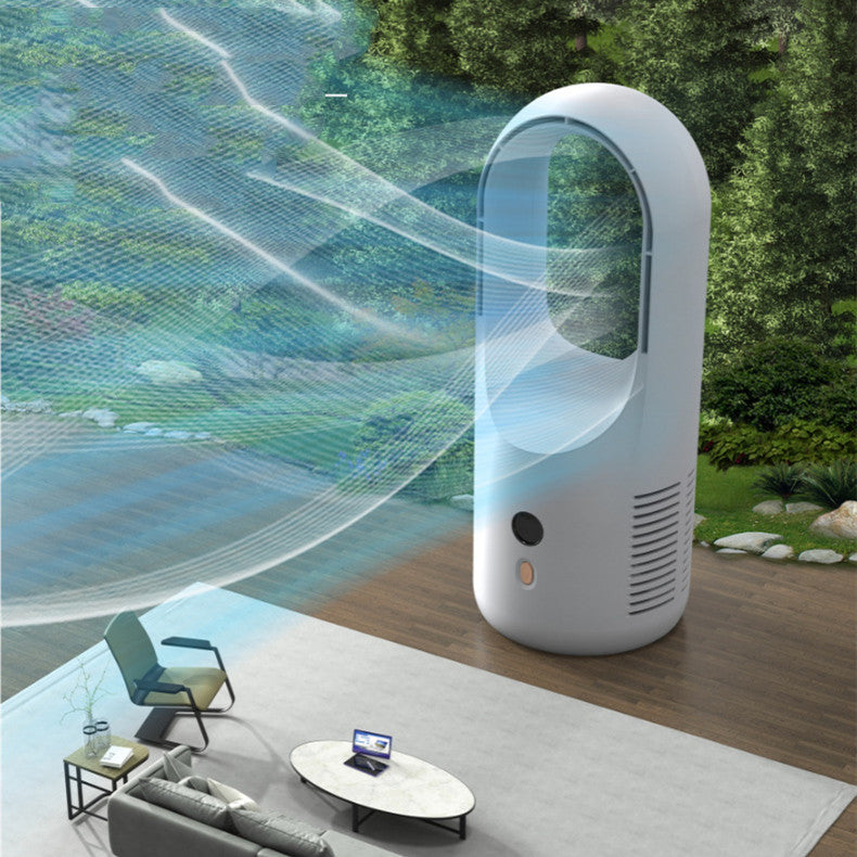 Electric Bladeless Fan Cooler Desktop Portable Silent 360 Circulation
