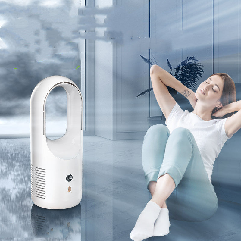 Electric Bladeless Fan Cooler Desktop Portable Silent 360 Circulation