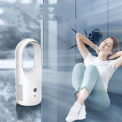 Electric Bladeless Fan Cooler Desktop Portable Silent 360 Circulation