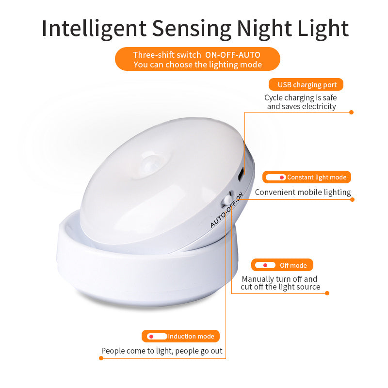 Rotating Motion Sensor Night Light