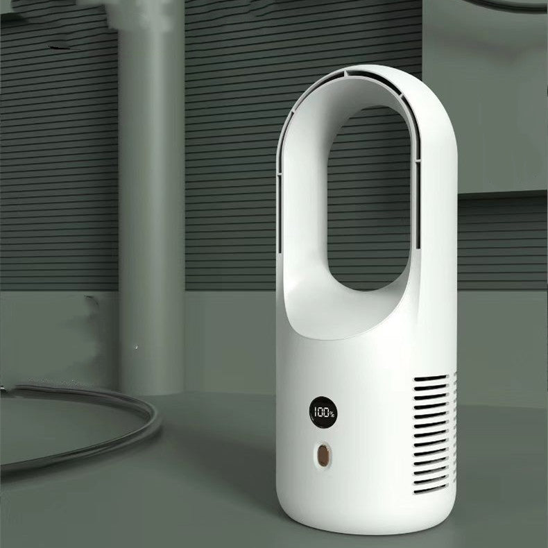 Electric Bladeless Fan Cooler Desktop Portable Silent 360 Circulation